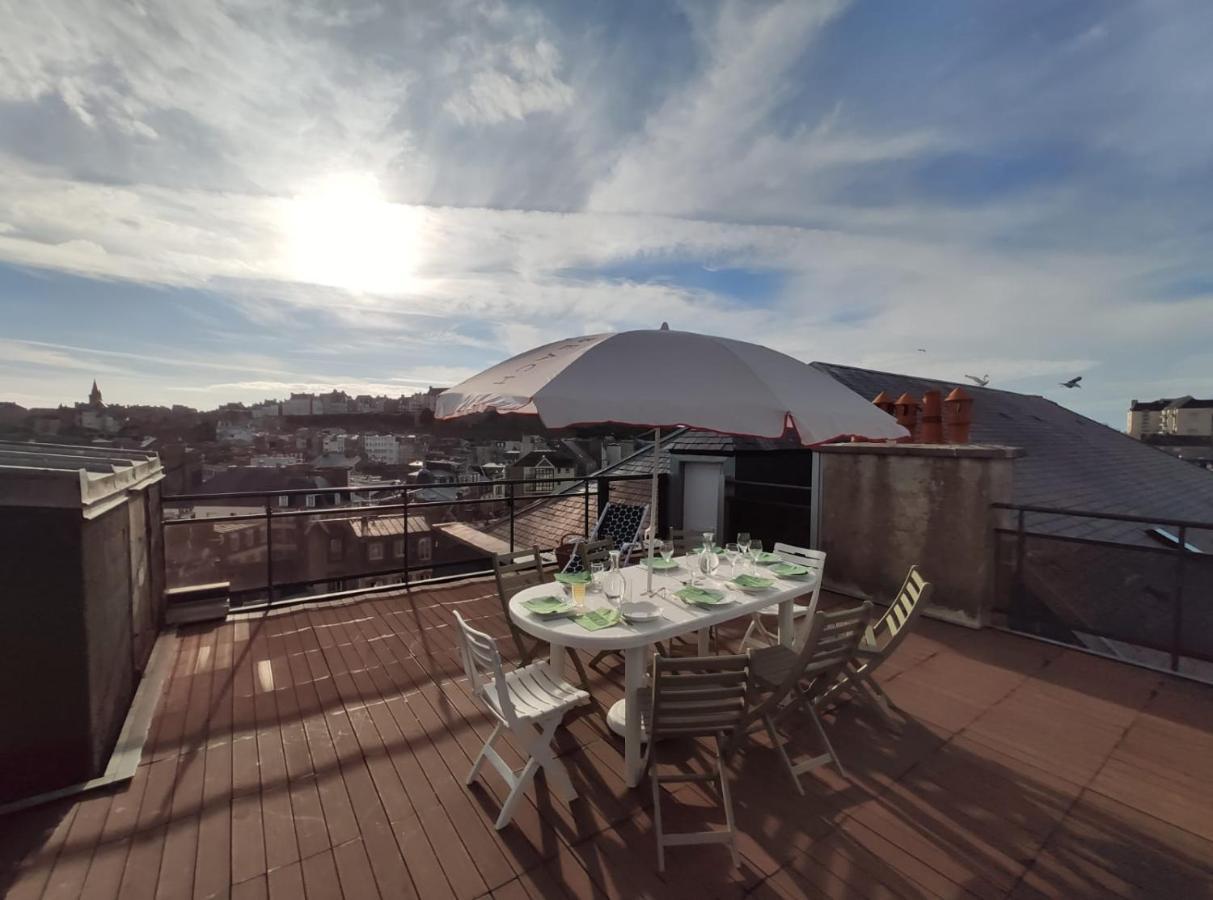 Le Balcon Des Vents Appartement Granville Buitenkant foto