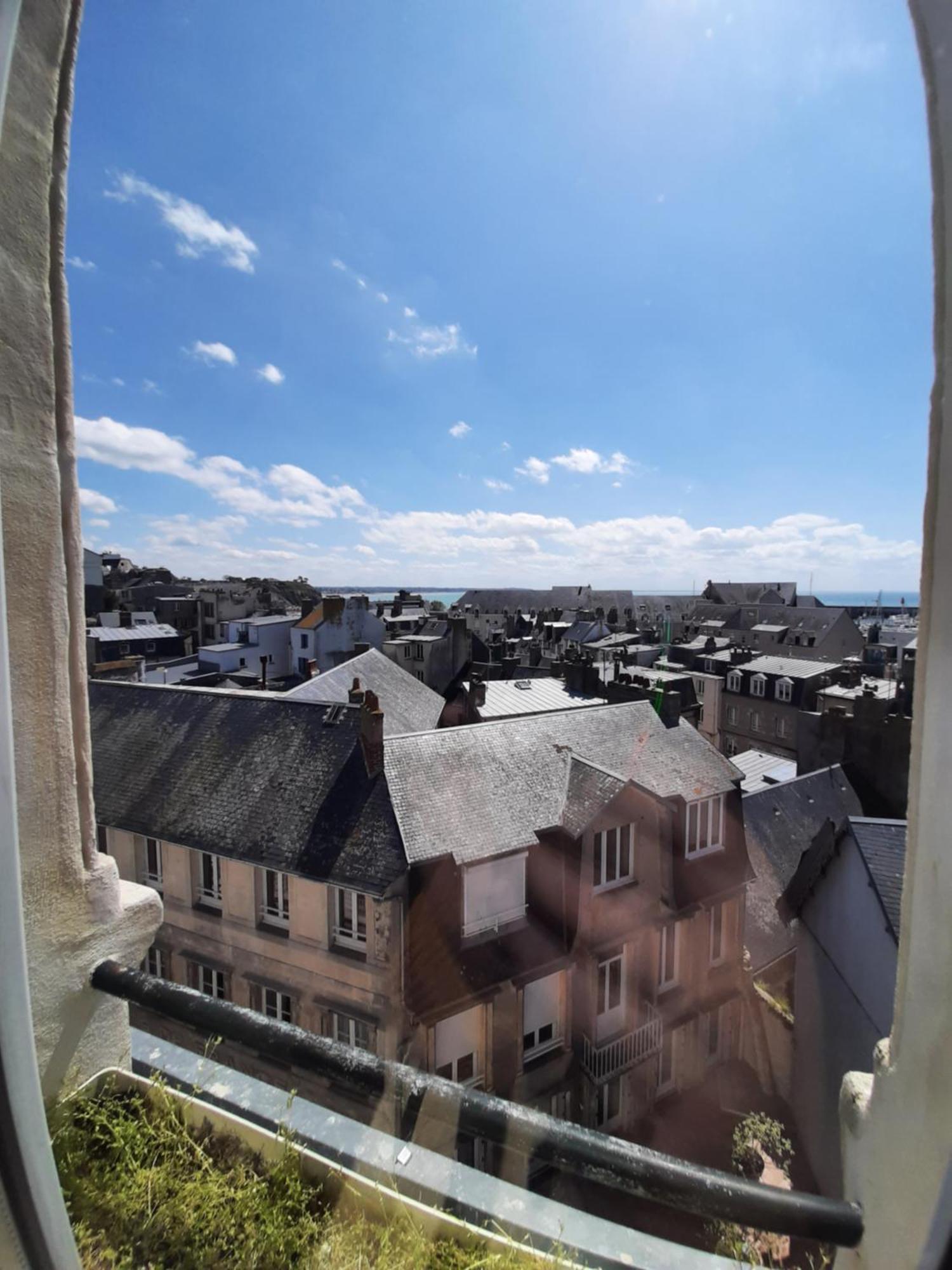 Le Balcon Des Vents Appartement Granville Buitenkant foto